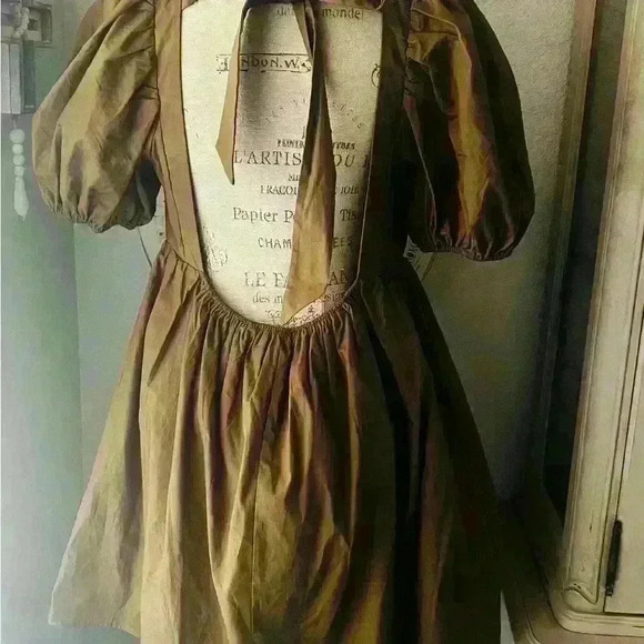 Forever21 Olive green dress - Picture 4 of 5